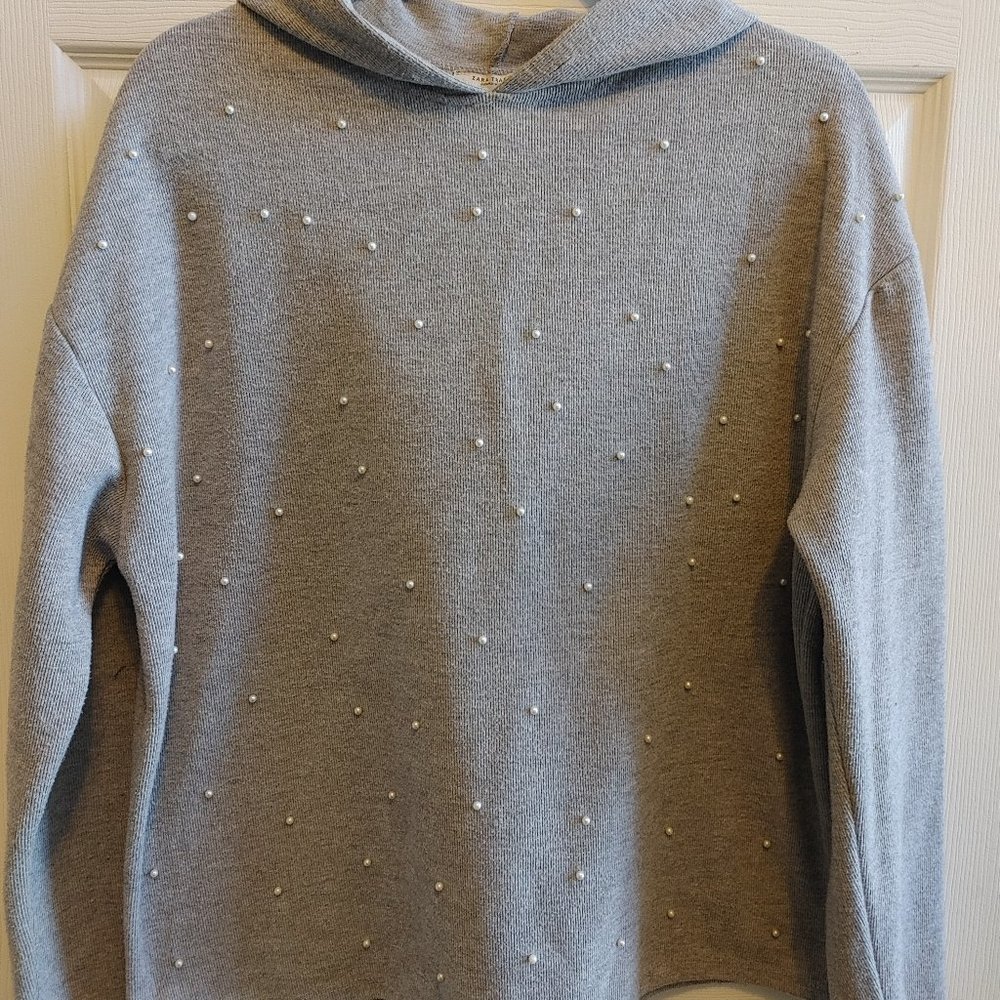 Ladies Zara Trafaluc Hooded Sweater Size Large